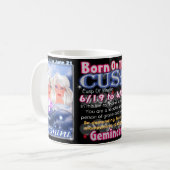 Mug Astrologie de tranchant de Cancer de Gémeaux (Devant gauche)