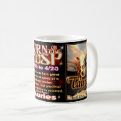 Mug Astrologie de tranchant de Taureau de Bélier (Devant droit)