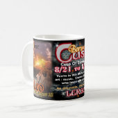 Mug Astrologie de tranchant de Vierge de Lion (Devant gauche)