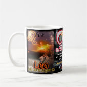 Mug Astrologie de tranchant de Vierge de Lion (Gauche)