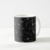 Mug Astrologie des étoiles d'amour de l'Univers noir b (Devant droit)
