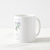Mug Astrologie Mois de naissance Février | Violette à (Devant droit)