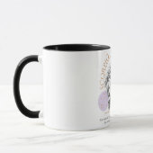 Mug Astrologie/Scorpio SIGNE Zodiaque Fleur Géranium (Gauche)
