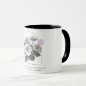 Mug Astrologie/Scorpio SIGNE Zodiaque Fleur Géranium (Devant droit)