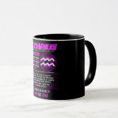 Mug Astrologie/ Signal Zodiaque//Aquarius (Devant droit)