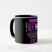 Mug Astrologie/ Symbole Zodiaque/Poissons (Devant gauche)