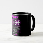 Mug Astrologie/ Symbole Zodiaque/Poissons (Devant droit)