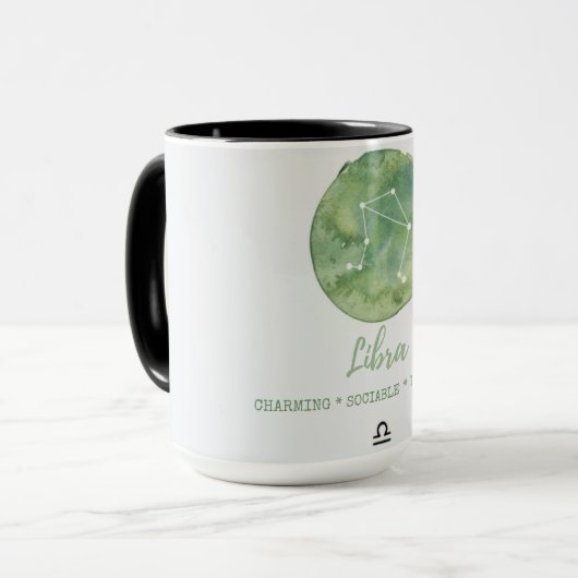 Mug astrologie zodiaque - Libra (Devant gauche)