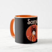 Mug Astrologie Zodiaque Scorpio Horoscope (Devant gauche)