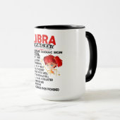 Mug Astrologie/ Zodiaque Signal//Libra Faits (Devant droit)