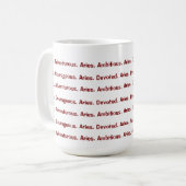 Mug AstroloME Aries (Devant gauche)
