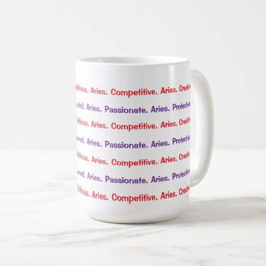 Mug AstroloME Aries (Devant droit)