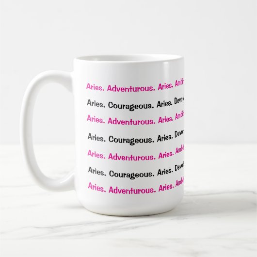 Mug AstroloME Aries (Gauche)