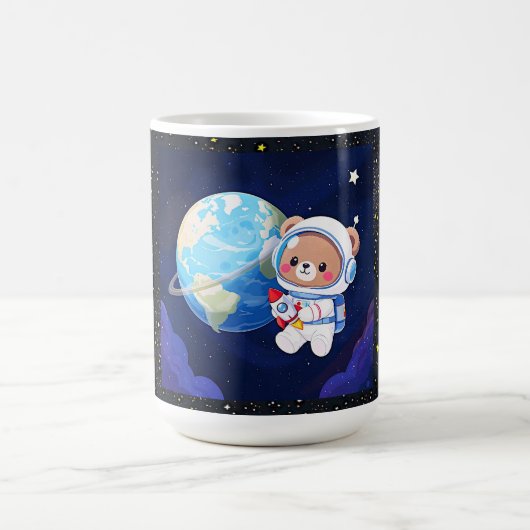 Mug Astronaut Bear Orbiting Earth (Centre)