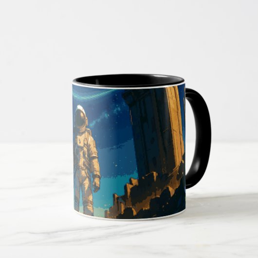 Mug Astronaut Beneath the Celestial Gate (Devant droit)