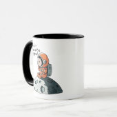 MUG ASTRONAUT CAFÉ MUSINES DANS L'ESPACE (Devant gauche)