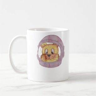 Mug Astronaut Chat Maman Tee, Feline Cosmique Fun Chat