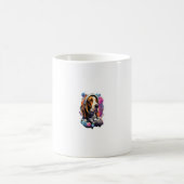 Mug Astronaut de chien de la balade dans l'espace (Centre)