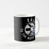 Mug Astronaut Patinage Quant QNT Crypto Coin HODL Toke (Devant droit)