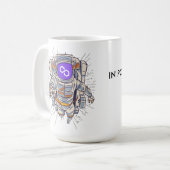 Mug Astronaut polygone - Crypto matic (Devant gauche)