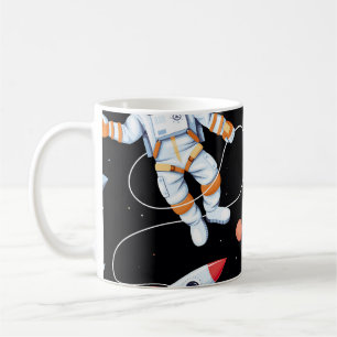 Mug Astronaut Rocket : Espace Vintage Motif sans joint