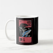 Mug Astronaut Thème Space Man On A Whale (Gauche)