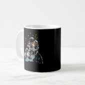 Mug Astronaut Violon Lecteur Chaîne Musicien d'instrum (Devant gauche)