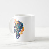 Mug Astronaute à vélo BMX (Devant gauche)