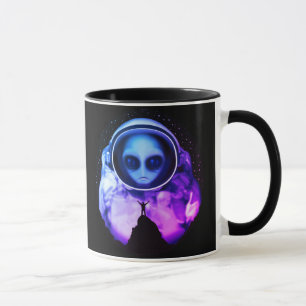 Mug Astronaute Alien rétro