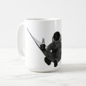 Mug Astronaute avec bière sur hamac (Devant gauche)