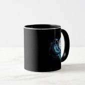 Mug Astronaute avec dés de Lune (Devant droit)