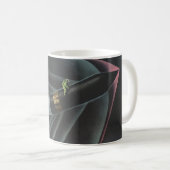 Mug Astronaute de science-fiction vintage chevauchant  (Devant droit)