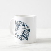 Mug Astronaute de Yin Yang (Devant gauche)