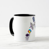 Mug astronaute drôle (Devant gauche)