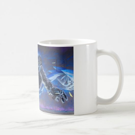 Mug Astronaute du graffiti (Droite)