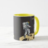 Mug Astronaute et extraterrestre (Devant droit)