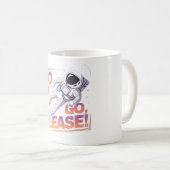 Mug Astronaute Flottant dans l'Espace Aventure Cosmiqu (Devant droit)