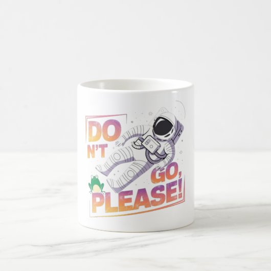Mug Astronaute Flottant dans l'Espace Aventure Cosmiqu (Centre)