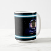Mug Astronaute fracturé (Devant droit)