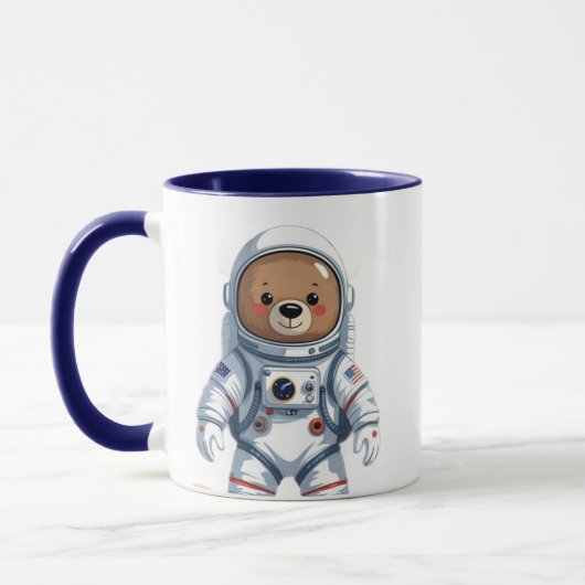 Mug Astronaute minimaliste Teddy (Gauche)