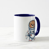 Mug Astronaute minimaliste Teddy (Devant droit)