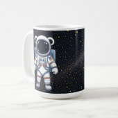 Mug Astronaute Ourson sous les étoiles (Devant gauche)