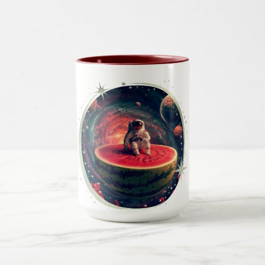 Mug Astronaute Pastèque Espace (Centre)