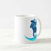 Mug Astronaute Patinage Lune (Devant droit)