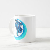 Mug Astronaute Patinage Lune (Devant gauche)