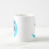 Mug Astronaute Patinage Lune (Centre)
