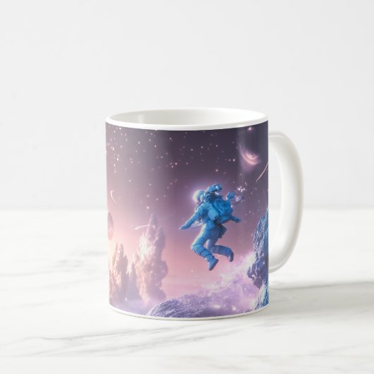 Mug Astronaute sauteur (Devant droit)