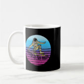 Mug Astronaute skateboard Trick Motion Futuriste (Gauche)
