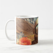 Mug Astronaute surréaliste dans un champ de fleurs (Gauche)