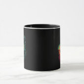 Mug Astronaute tenant une spirale cosmique (Centre)